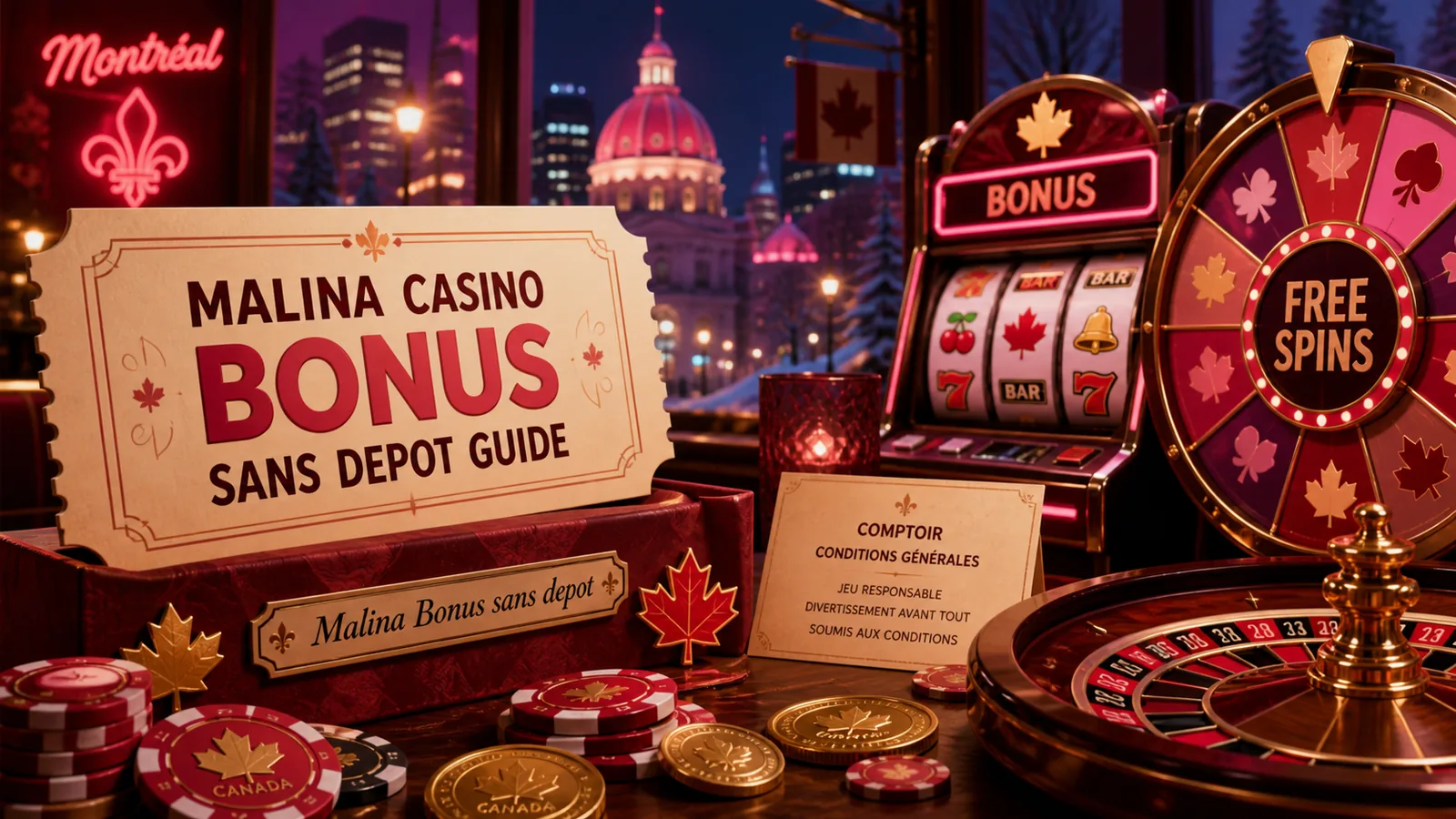 Malina Casino Bonus Sans Depot Guide content banner
