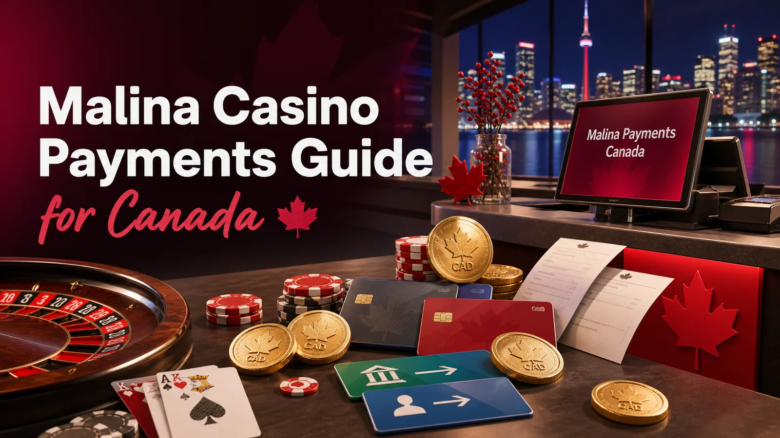 Malina Casino Payments Guide for Canada content banner
