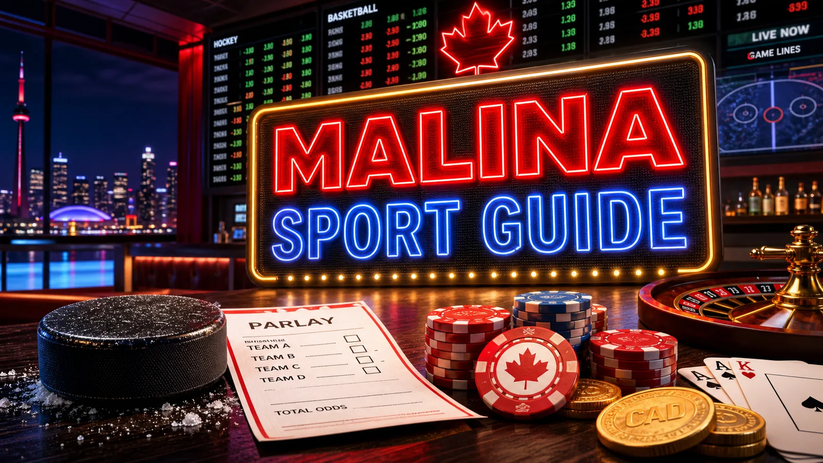 Malina Casino Sport Guide for Canada content banner
